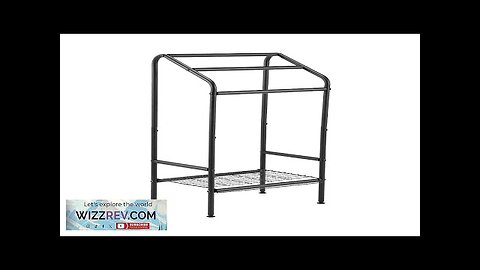 Towel Rack 3 Bars Outdoor Towel Holder with Bottom Storage for Pool Review