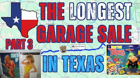 LONGEST YARD SALE IN TEXAS - Part 3 | IRL Treasure Hunting