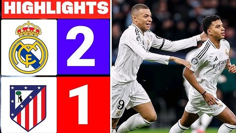 Real Madrid 2-1 Atlético de Madrid | Highlights, UEFA Champions League R16 