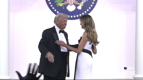 WATCH_ President Donald Trump and first lady Melania Trump dance at Commander-in-Chief Ball