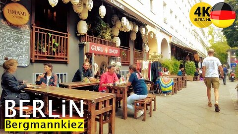 BERLIN, Germany 4K Walking the Hip and Vibrant Bergmannkiez Neighborhood 🇩🇪