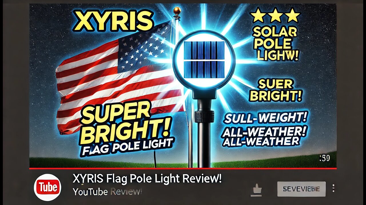 Xyris Flag Pole Light Review – Ultra Bright Solar LED for All-Weather ...