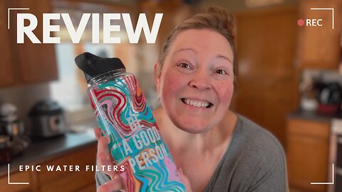 Epic Water Filter Pitcher and Water Bottle! 💧 Unboxing and Review