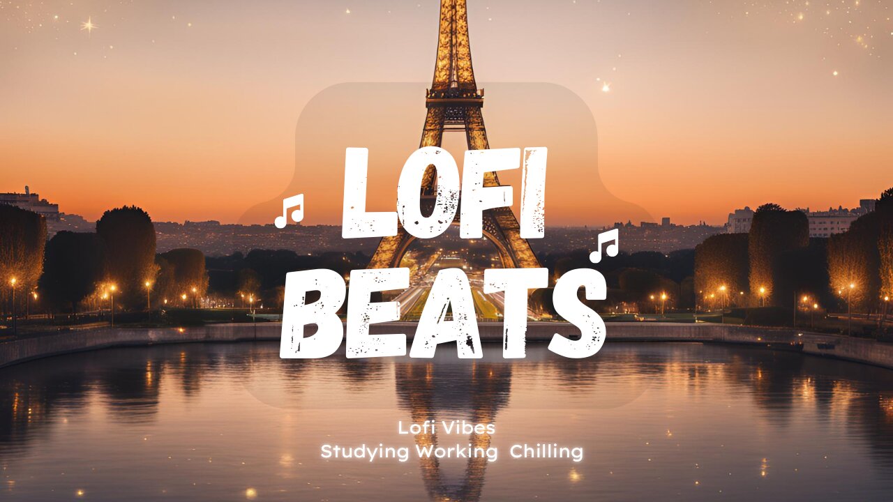 Relaxing Lofi Beats 🌙 | Eiffel Tower Nights & Chill Vibes