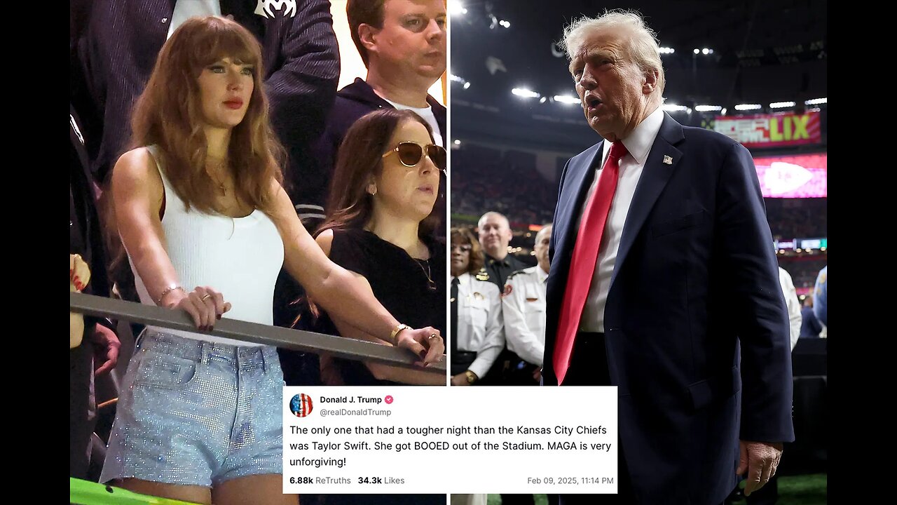 Super Bowl: Eagles Won! Trump Cheered, Taylor Swift Booed; FEMA Sent $59mil to Illegals-This is $hit