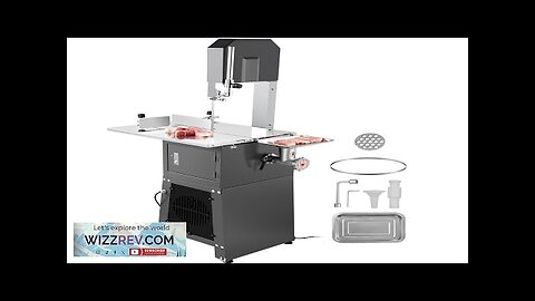 VEVOR 850W Commercial Electric Meat Bandsaw Stainless Steel Bone Sawing Machine Review