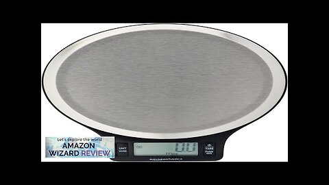 Amazon Basics Digital Kitchen Scale with LCD Display Batteries Included Weighs Review