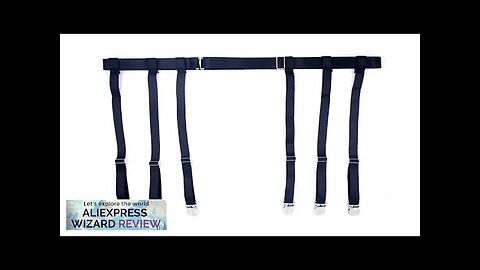 Six-Strap Women Adjustable Black Suspender Waist Garter Belt for Stockings Clubwear Lingerie Review