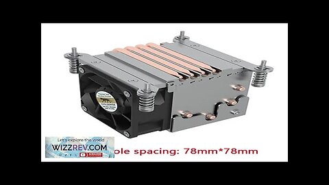 COOLSERVER R63 2U Server CPU Cooler 4 Heatpipes workstation Radiator PWM 4PIN Review