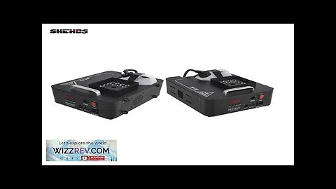 SHEHDS 2pcs 24x9W RGB LED Wash 1500W Smoke Machine Wireless Remote Control Review