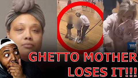 Ghetto Mother ARRESTED After SLAPPING Principal To Ground Who Saved Her Kids During Basketball Game!
