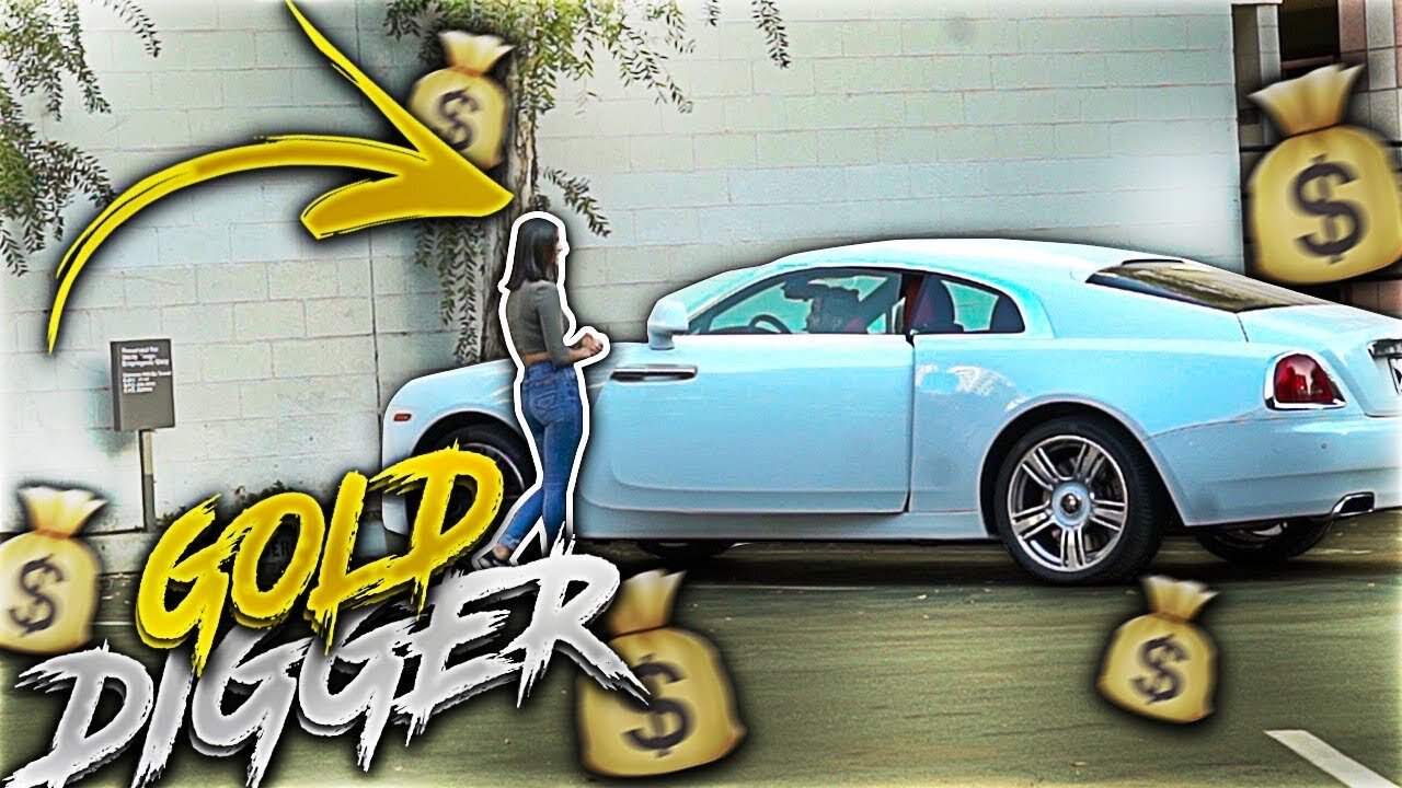 ROLLS ROYCE WRAITH GOLD DIGGER PRANK! **MUST WATCH**