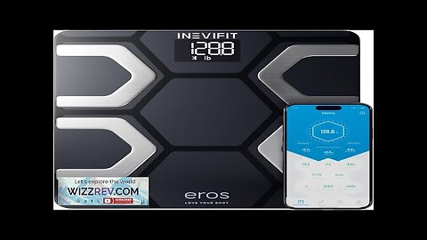 INEVIFIT EROS Bluetooth Body Fat Scale Smart BMI Highly Accurate Digital Bathroom Review