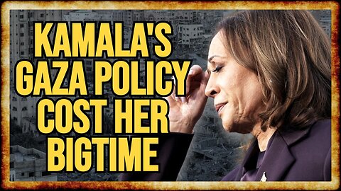 Israel-Gaza Cited as TOP REASON For Dems Who DIDN'T VOTE KAMALA