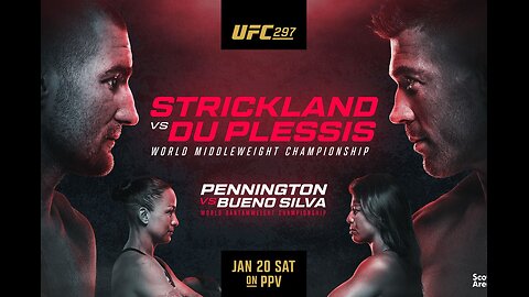 UFC 297 Sean Strickland Vs Dricus Du Plessis Fight Card