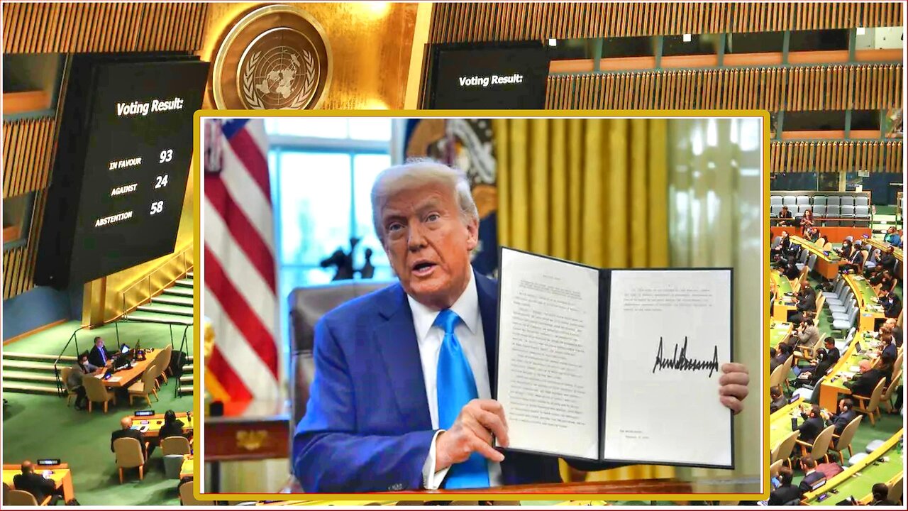 President Trump Signs Executive Order to Withdraw US from UN Human Rights Council + UNESCO + UNRWA