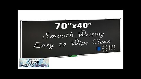 VEVOR Black Board 70 x 40 inch Large Chalkboard with Aluminum Frame Review