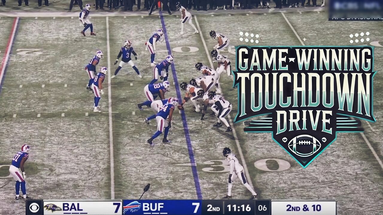 Baltimore Ravens vs. Buffalo Bills | Game-Winning TD Drive Highlights | NFL 2024 Divisional Round