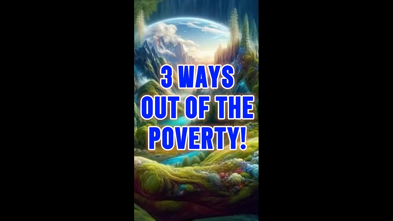 3 WAYS TO GET OUT OF POVERTY! 🌟 #jesus #truth #giver #cheerful #happy #serve #bible #shorts