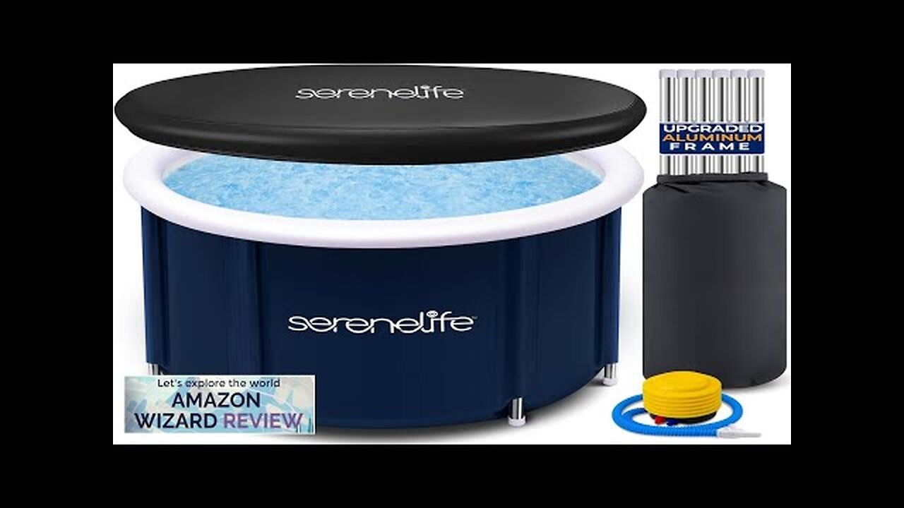 SereneLife Inflatable Insulated Cold Plunge Tub One Person Ice Bath Tub Review