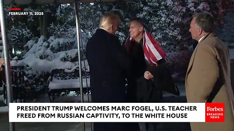 POTUS Welcomes Marc Fogel— Freed from Russian Captivity—to White House