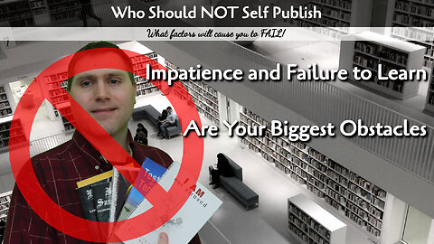 Who Should NOT Self Publish