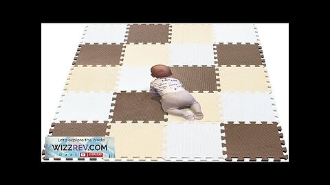 YIMINYUER® 20 Tiles (30cm×30cm×1cm Each Tile) Baby Soft Puzzle Play Mats Kids Review