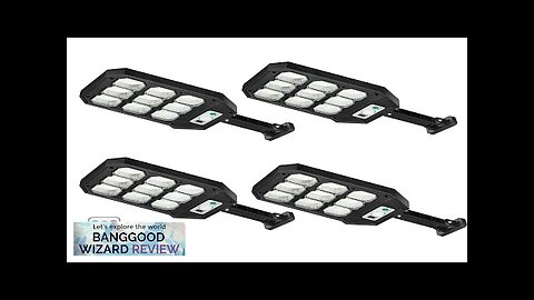 Thorfire 4 Pack Solar Street Light Outdoor 1000LM 279 LEDs Motion Sensor Review