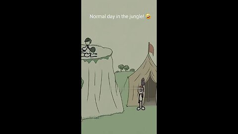 Normal day in jungle😂#funny#animation#lol