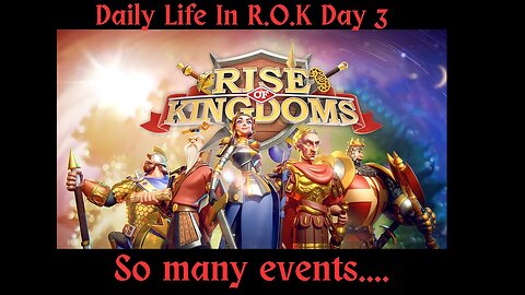 Daily Life In R.O.K Day 3- So Many Events....