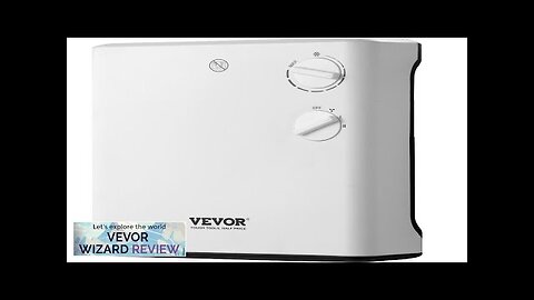 VEVOR Electric Wall Heater 1500W Small Space Heaters with Knob Adjustment Tip-Over Review