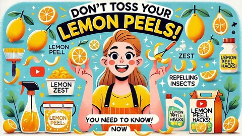 STOP Wasting Lemon Peels and Do THIS Instead!