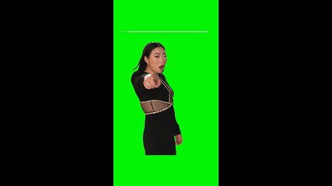 Awkwafina Glambot | Green Screen