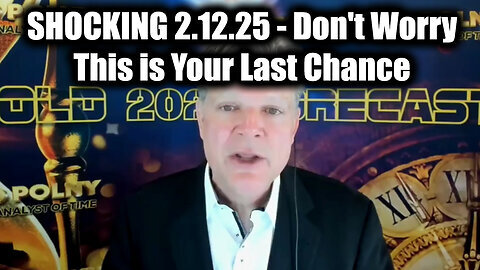 Bo Polny SHOCKING 2.12.25 - Don't Worry This Is Your Last Chance