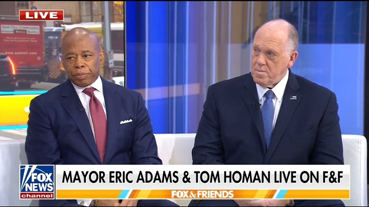 Mayor Eric Adams, Tom Homan Team Up On Illegal Alien Deportations