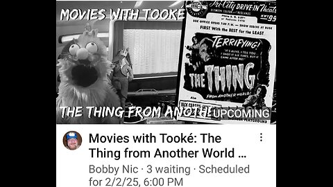 Movies with Tooke: The Thing from Another world...