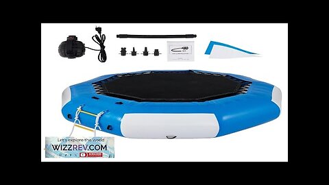 VEVOR 13ft Inflatable Water Bouncer Water Trampoline Splash Padded Inflatable Bouncer Review