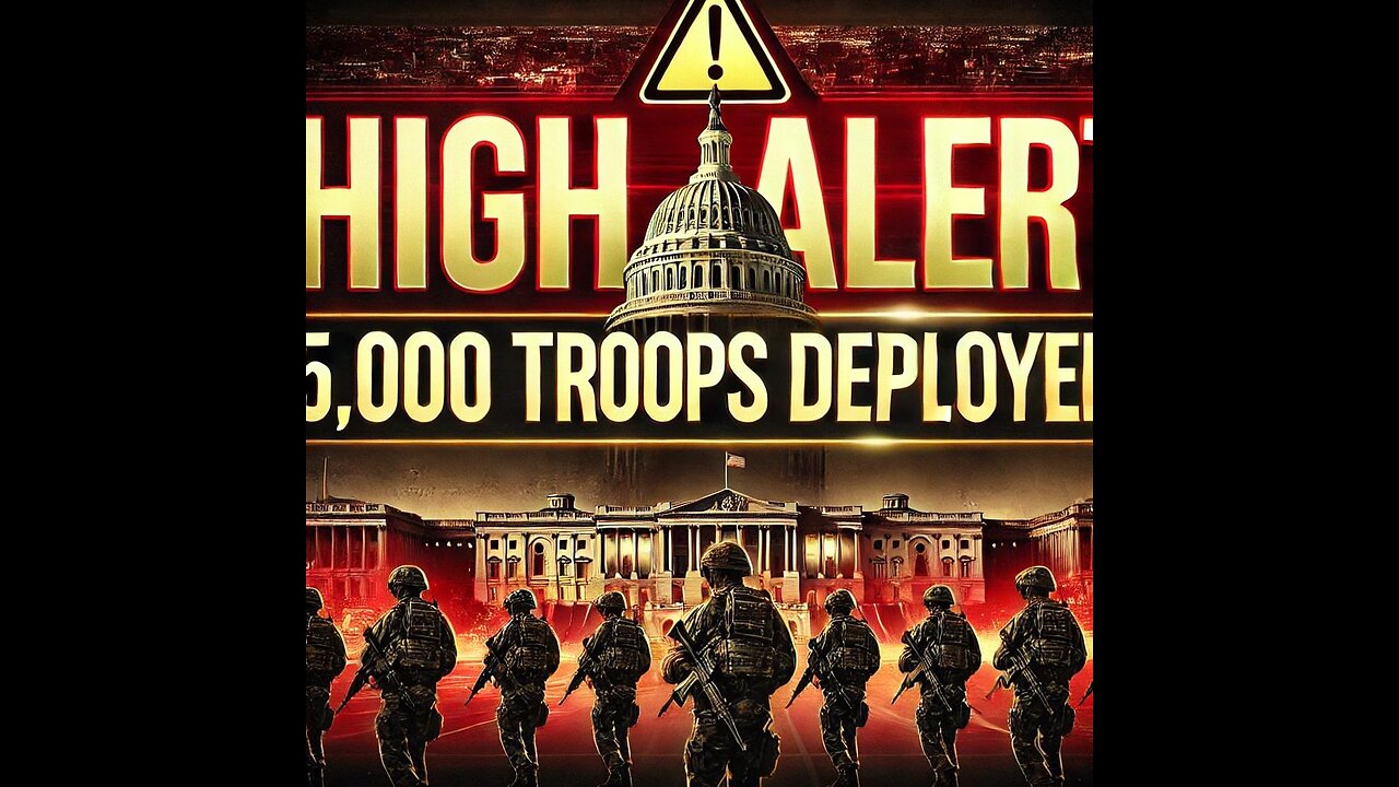 Washington D.C. on HIGH ALERT as 5,000 TROOPS DEPLOYED for 60th Presidential Inauguration!