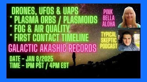 Drones, Plasma, Fog, First Contact - Pink Bella Aloha - Typical Skeptic #1721