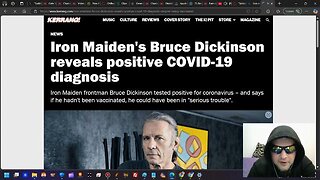 Iron Maiden Leader Singer Took the Covid Vaccines🤦💉🎸