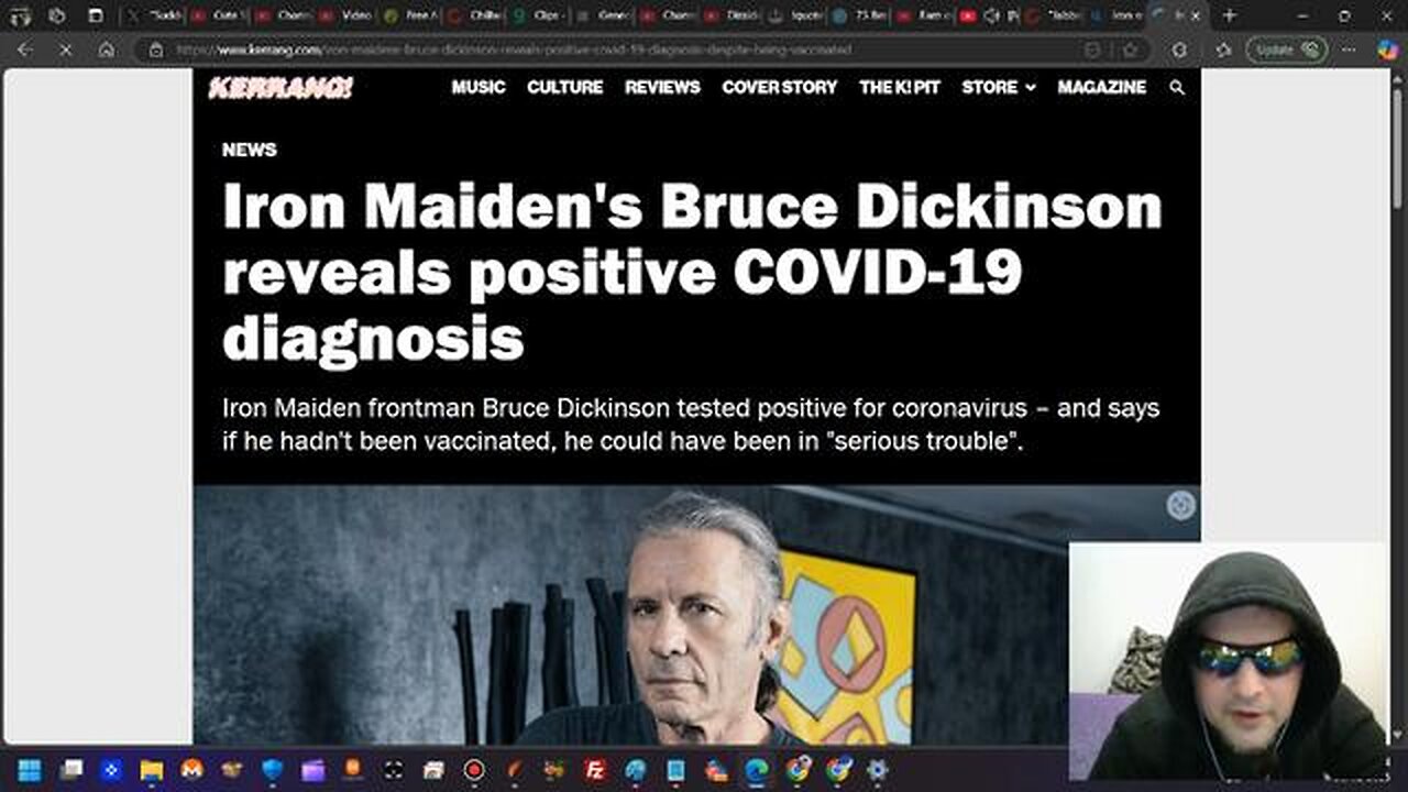 Iron Maiden Leader Singer Took the Covid Vaccines🤦💉🎸