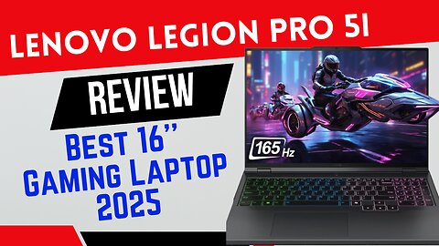 Lenovo Legion Pro 5i Review: Best 16'' Gaming Laptop 2025 | RTX 4060, Intel i9, 32GB RAM, 2TB SSD