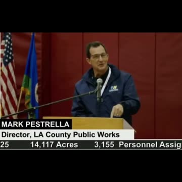 California fires. What did he say?