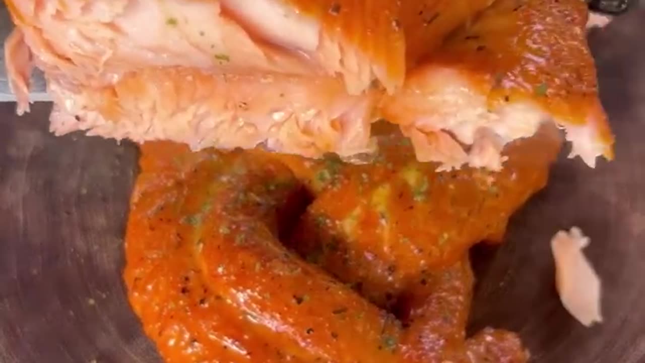 Honey garlic smoked braided salmon