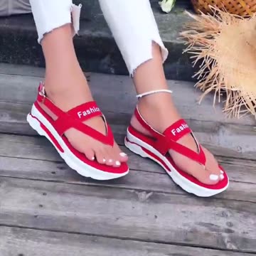 Women's Solid Color Trendy Sandal