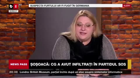 Diana Șoșoacă la B1TV - A fost LIVE pe 26 ianuarie 2025...