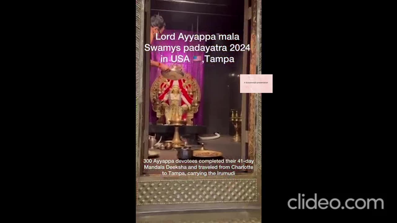 Lord Ayyappa Mala swamys padyatra 2024 in USA