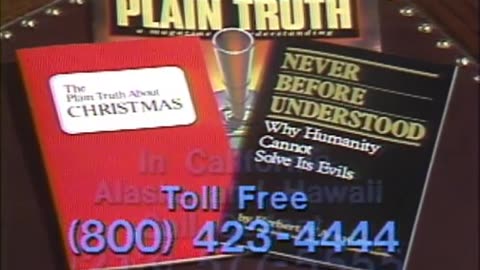 The World Tomorrow- The Plain Truth About Christmas with Herbert W. Armstrong