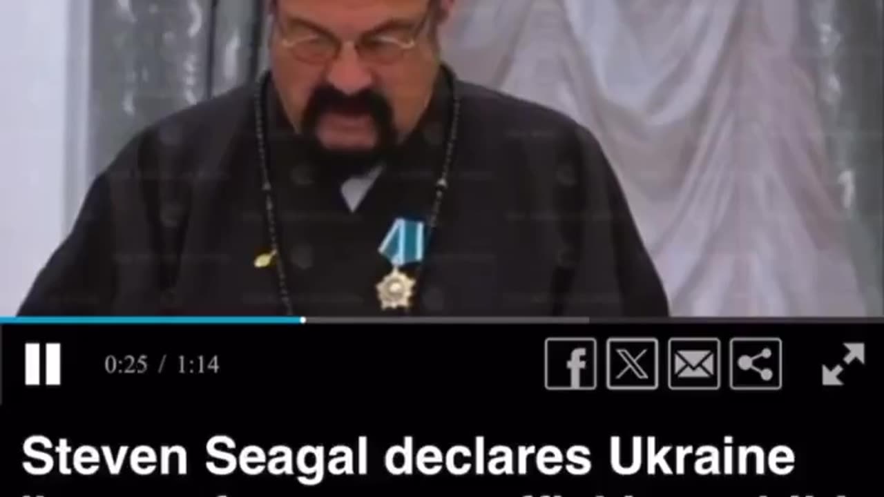 Steven Seagal drops some inconvenient truths about Ukraine