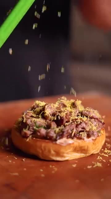 Wagyu A5 Beef Tartare Burger